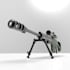 make gun or rifle in 3d model