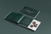 design a minimalist logo and brand identity, brand style guide, brand book