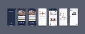 design a premium mobile app UI UX in figma