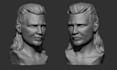 create 3d portraits sculpted in zbrush for 3d printing