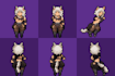 create pixel art characters for video games and animation