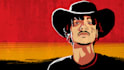 draw you in a classic spaghetti western style