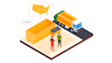 create modern isometric illustrations for apps, web, and UI