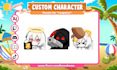 draw chibi animated emotes for twitch, youtube, discord
