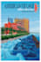 design a top level vintage travel poster