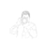 do line art or black and white vector drawing