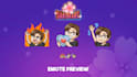 make cool custom emotes and badges for twitch, kick, tiktok, youtube, facebook