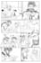 comic book pages and character designs