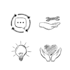 create modern flat vector illustration for website and app