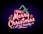 do initial neon text logo with unique animated GIF