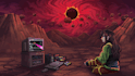 draw you professional pixel art scene and background