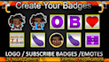 design amazing twitch emotes and sub badges in bulk