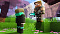 make cinematic minecraft thumbnail, art