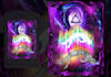 design stoner trippy weed mushroom psychedelic tshirt and label