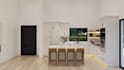 design kitchen interior in 3d and render
