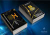print premium business cards with spot uv gold foil velvet finish
