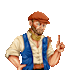 do a 16 bit pixel art image or gif about anything