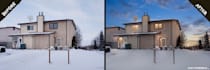 do day to dusk conversion or virtual twilight