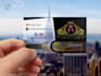 design transparent plastic business card