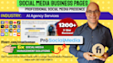 create social media business pages