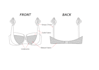 illustrate fashion technical drawing for intimates