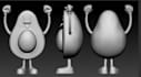 create custom 3d cartoon for game and printing