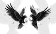 create bold, custom sketch style line art illustrations