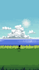 make pixel art landscape animation