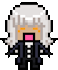 draw you a posed danganronpa pixel sprite