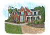 draw building illustration for print, presentation etc