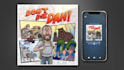 illustrate podcast cover art in stylized comic cartoon style