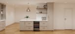 design kitchen interior in 3d and render