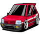 draw your car with chibi cartoon tooned style