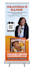 create a retractable banner, rollup, signage, design for you