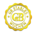 make circular metallic gold colourful logo