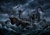 create concept art, illustration, book cover, monster art, horror art