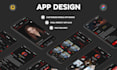 create premium mobile app UI UX and modern figma app design