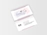 make a modern, clean, and professional business card design