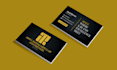 design clean and minimal business cards