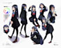 create professional character design project art deco style