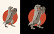 create a traditional or old school style tattoo design