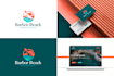 design a minimalist logo with full brand identity