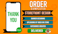 create amazon storefront design, amazon store or brand store