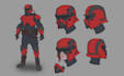 create scifi or fantasy character concept art