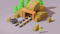 make top 3d low poly game props