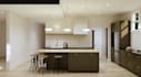 design kitchen interior in 3d and render