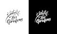 design modern minimal logo with copyrights