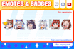 create custom twitch emotes, kick, youtube, discord emoji, and sub badges
