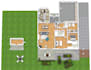 redraw floor plan 2d and 3d for real estate agent