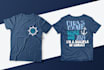 do custom tshirt design and typography t shirt